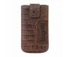 Bugatti SlimCase Leather CROCO vilgos barna vre fzhet brtok M-es mret (73x122mm)