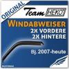 Windabweiser DACIA LOGAN MCV Kombi 5-türer 2007-heute 4-tlg dunkel Regenabweiser