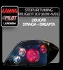Peugeot 307 (8/00>9/05) fekete tuning stoplmpa