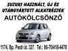 Suzuki hasznlt j s utngyrtott alkatrszek Autklcsnz