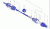 Fltengely komplett Suzuki Ignis 1.3 benzines jobb Abs-es (CS136)