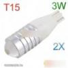 2 db aut lmpa T15 3W 12V fehr LED izz g