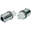 12V os LED izz piros BA15s
