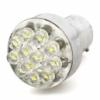 Led izz 12V 1W BA15S 12 led piros