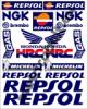 19 db-os Repsol Honda motor matrica szett 41x33cm