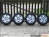 4db 14-es 5x114.3-as Mazda alufelni 185/65R14-es Continental nyri gumikkal !