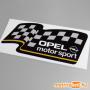 Opel Motorsport matrica (fekete)