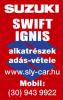 Suzuki Swi Ignis alkatrszek ads vtele